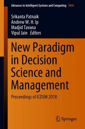 Patnaik / Jain / Ip |  New Paradigm in Decision Science and Management | Buch |  Sack Fachmedien