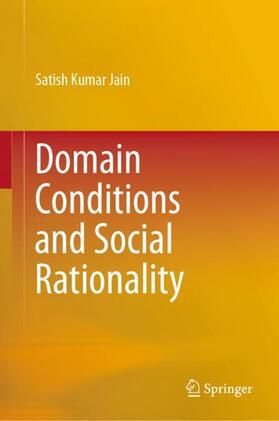 Jain |  Domain Conditions and Social Rationality | Buch |  Sack Fachmedien