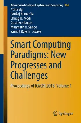 Elçi / Sa / Bakshi |  Smart Computing Paradigms: New Progresses and Challenges | Buch |  Sack Fachmedien