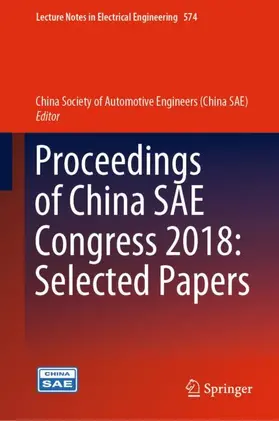  Proceedings of China SAE Congress 2018: Selected Papers | Buch |  Sack Fachmedien