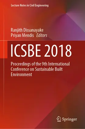 Dissanayake / Mendis |  ICSBE 2018 | eBook | Sack Fachmedien