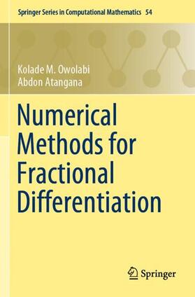 Atangana / Owolabi |  Numerical Methods for Fractional Differentiation | Buch |  Sack Fachmedien