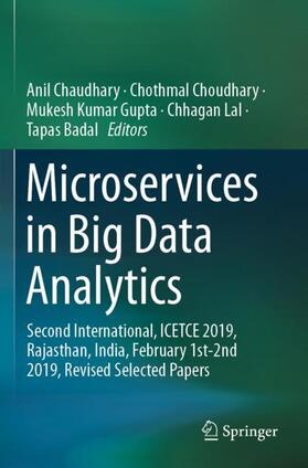 Chaudhary / Choudhary / Badal |  Microservices in Big Data Analytics | Buch |  Sack Fachmedien