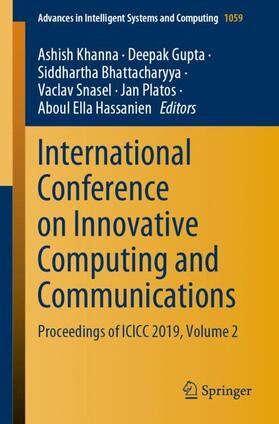 Khanna / Gupta / Hassanien | International Conference on Innovative Computing and Communications | Buch | 978-981-15-0323-8 | sack.de