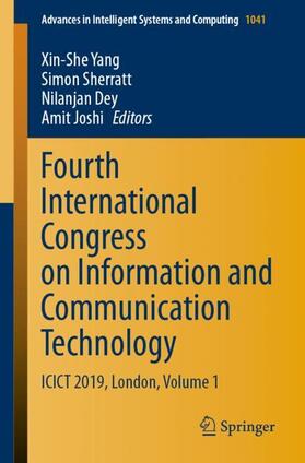 Yang / Joshi / Sherratt |  Fourth International Congress on Information and Communication Technology | Buch |  Sack Fachmedien