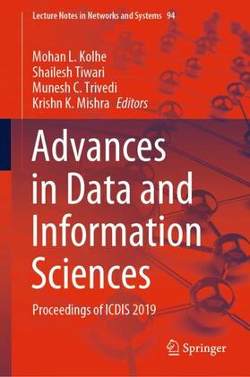 Kolhe / Mishra / Tiwari |  Advances in Data and Information Sciences | Buch |  Sack Fachmedien