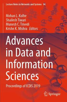 Kolhe / Mishra / Tiwari |  Advances in Data and Information Sciences | Buch |  Sack Fachmedien