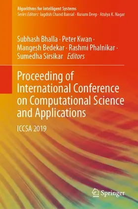 Bhalla / Kwan / Bedekar | Proceeding of International Conference on Computational Science and Applications | E-Book | sack.de