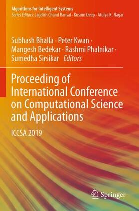 Bhalla / Kwan / Sirsikar |  Proceeding of International Conference on Computational Science and Applications | Buch |  Sack Fachmedien