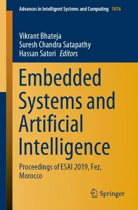 Bhateja / Satori / Satapathy |  Embedded Systems and Artificial Intelligence | Buch |  Sack Fachmedien