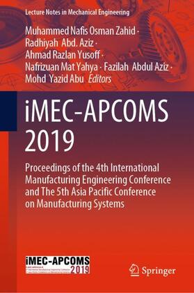 Osman Zahid / Abd. Aziz / Yazid Abu |  iMEC-APCOMS 2019 | Buch |  Sack Fachmedien