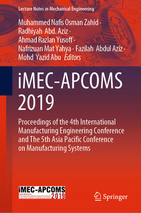 Osman Zahid / Abd. Aziz / Yusoff |  iMEC-APCOMS 2019 | eBook | Sack Fachmedien