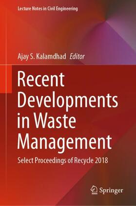 Kalamdhad |  Recent Developments in Waste Management | Buch |  Sack Fachmedien