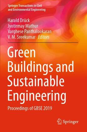 Drück / Sreekumar / Mathur |  Green Buildings and Sustainable Engineering | Buch |  Sack Fachmedien