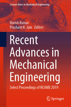 Kumar / Jain |  Recent Advances in Mechanical Engineering | eBook | Sack Fachmedien