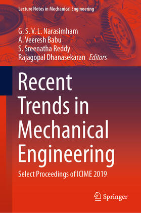 Narasimham / Babu / Reddy |  Recent Trends in Mechanical Engineering | eBook | Sack Fachmedien