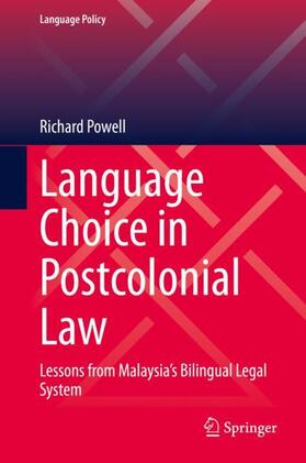 Powell |  Language Choice in Postcolonial Law | Buch |  Sack Fachmedien