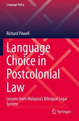 Powell |  Language Choice in Postcolonial Law | Buch |  Sack Fachmedien