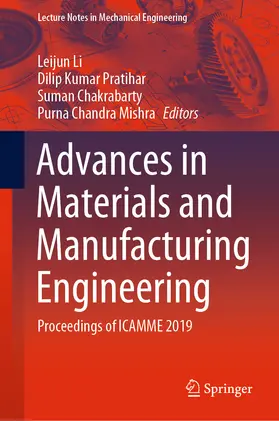 Li / Pratihar / Chakrabarty |  Advances in Materials and Manufacturing Engineering | eBook | Sack Fachmedien