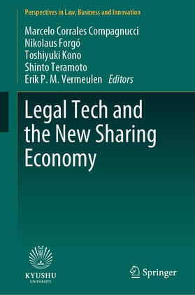 Corrales Compagnucci / Forgó / Kono | Legal Tech and the New Sharing Economy | E-Book | sack.de