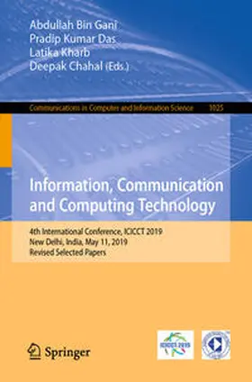 Gani / Das / Kharb |  Information, Communication and Computing Technology | eBook | Sack Fachmedien