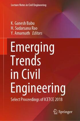 Babu / Amarnath / Rao |  Emerging Trends in Civil Engineering | Buch |  Sack Fachmedien