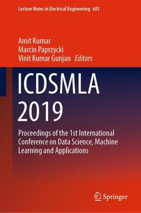 Kumar / Gunjan / Paprzycki |  ICDSMLA 2019 | Buch |  Sack Fachmedien