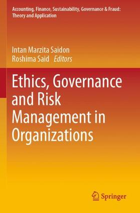 Said / Saidon |  Ethics, Governance and Risk Management in Organizations | Buch |  Sack Fachmedien