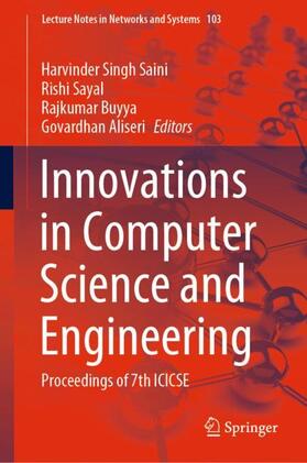 Saini / Aliseri / Sayal |  Innovations in Computer Science and Engineering | Buch |  Sack Fachmedien