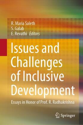 Saleth / Revathi / Galab |  Issues and Challenges of Inclusive Development | Buch |  Sack Fachmedien