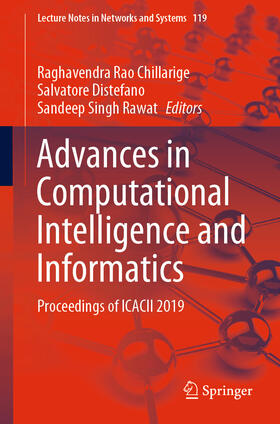 Chillarige / Distefano / Rawat |  Advances in Computational Intelligence and Informatics | eBook | Sack Fachmedien