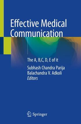 Adkoli / Parija |  Effective Medical Communication | Buch |  Sack Fachmedien