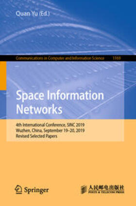 Yu |  Space Information Networks | eBook | Sack Fachmedien