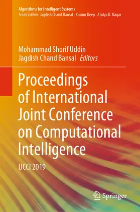 Uddin / Bansal |  Proceedings of International Joint Conference on Computational Intelligence | eBook | Sack Fachmedien