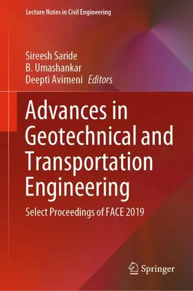 Saride / Avirneni / Umashankar |  Advances in Geotechnical and Transportation Engineering | Buch |  Sack Fachmedien