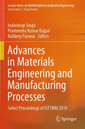 Singh / Panwar / Bajpai |  Advances in Materials Engineering and Manufacturing Processes | Buch |  Sack Fachmedien