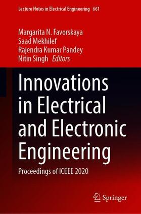 Favorskaya / Singh / Mekhilef |  Innovations in Electrical and Electronic Engineering | Buch |  Sack Fachmedien