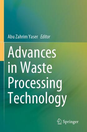 Yaser |  Advances in Waste Processing Technology | Buch |  Sack Fachmedien