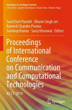 Purohit / Singh Jat / Hiranwal |  Proceedings of International Conference on Communication and Computational Technologies | Buch |  Sack Fachmedien