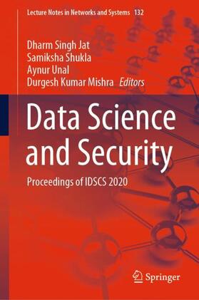Jat / Mishra / Shukla |  Data Science and Security | Buch |  Sack Fachmedien
