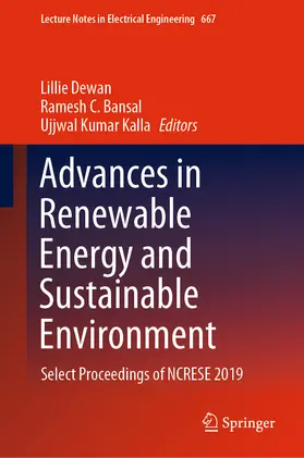 Dewan / C. Bansal / Kumar Kalla |  Advances in Renewable Energy and Sustainable Environment | eBook | Sack Fachmedien