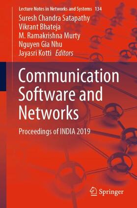 Satapathy / Bhateja / Ramakrishna Murty |  Communication Software and Networks | Buch |  Sack Fachmedien