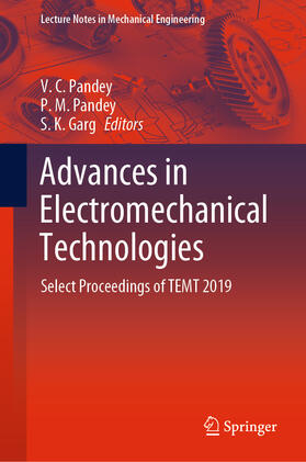 Pandey / Garg |  Advances in Electromechanical Technologies | eBook | Sack Fachmedien