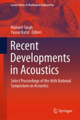Singh / Rafat |  Recent Developments in Acoustics | eBook | Sack Fachmedien