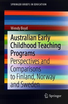 Boyd |  Australian Early Childhood Teaching Programs | Buch |  Sack Fachmedien