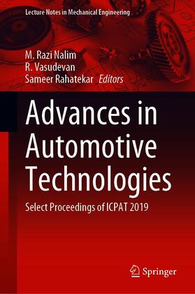 Nalim / Vasudevan / Rahatekar |  Advances in Automotive Technologies | eBook | Sack Fachmedien