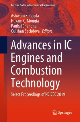 Gupta / Sachdeva / Mongia |  Advances in IC Engines and Combustion Technology | Buch |  Sack Fachmedien
