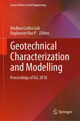 Latha Gali / P. |  Geotechnical Characterization and Modelling | eBook | Sack Fachmedien