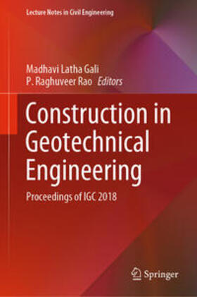 Latha Gali / Raghuveer Rao |  Construction in Geotechnical Engineering | eBook | Sack Fachmedien