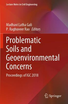 Raghuveer Rao / Latha Gali |  Problematic Soils and Geoenvironmental Concerns | Buch |  Sack Fachmedien